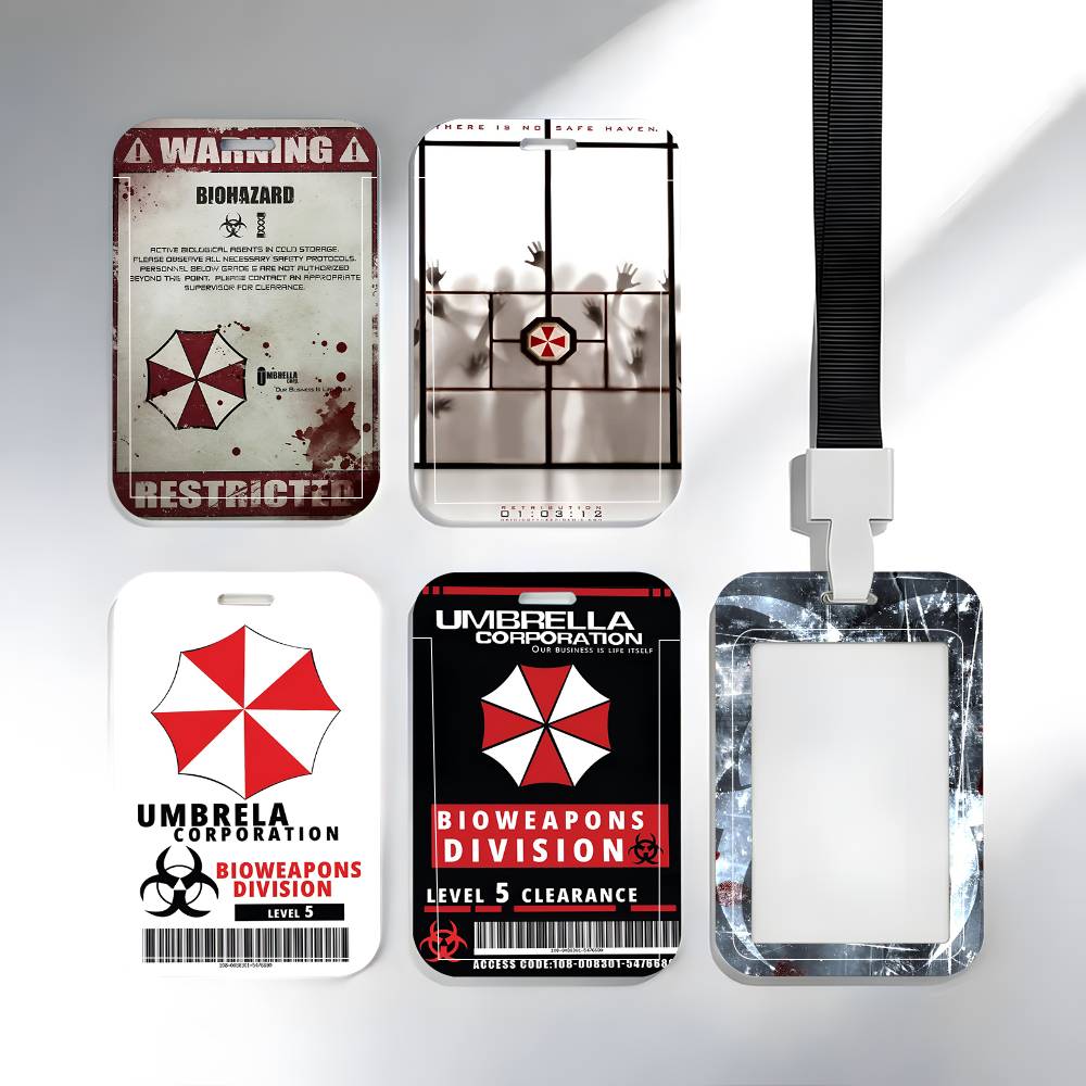 Board Game Resident Evil - สายคล้องคอสำหรับใส่บัตรเกม R-Resident E-Evil สำหรับนักเรียน บัตรประจำตัว บัตรเข้าออก