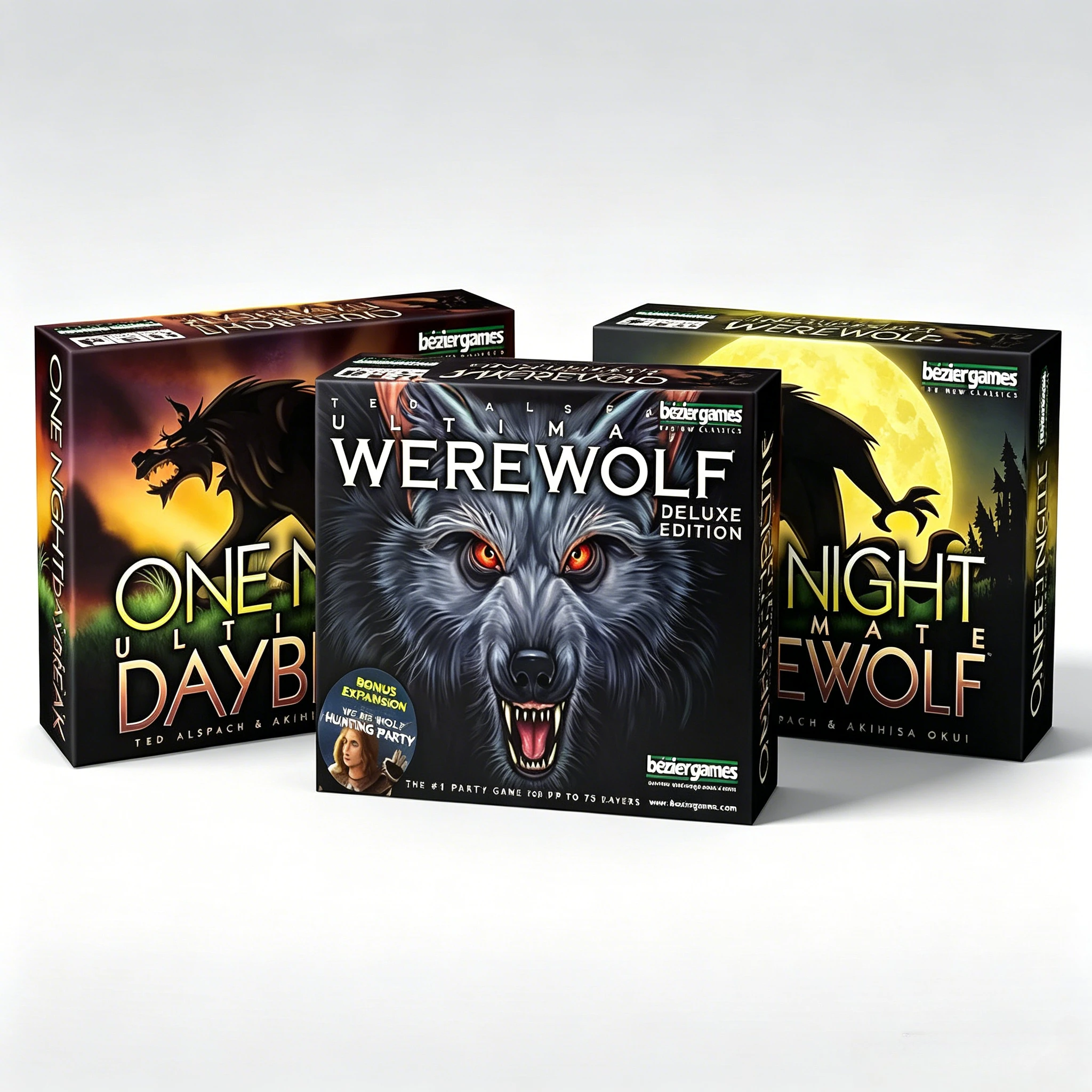 Board Game Villainous - การ์ดเกม One Night Ultimate Werewolf คอลเลคชั่นบอร์ดเกม