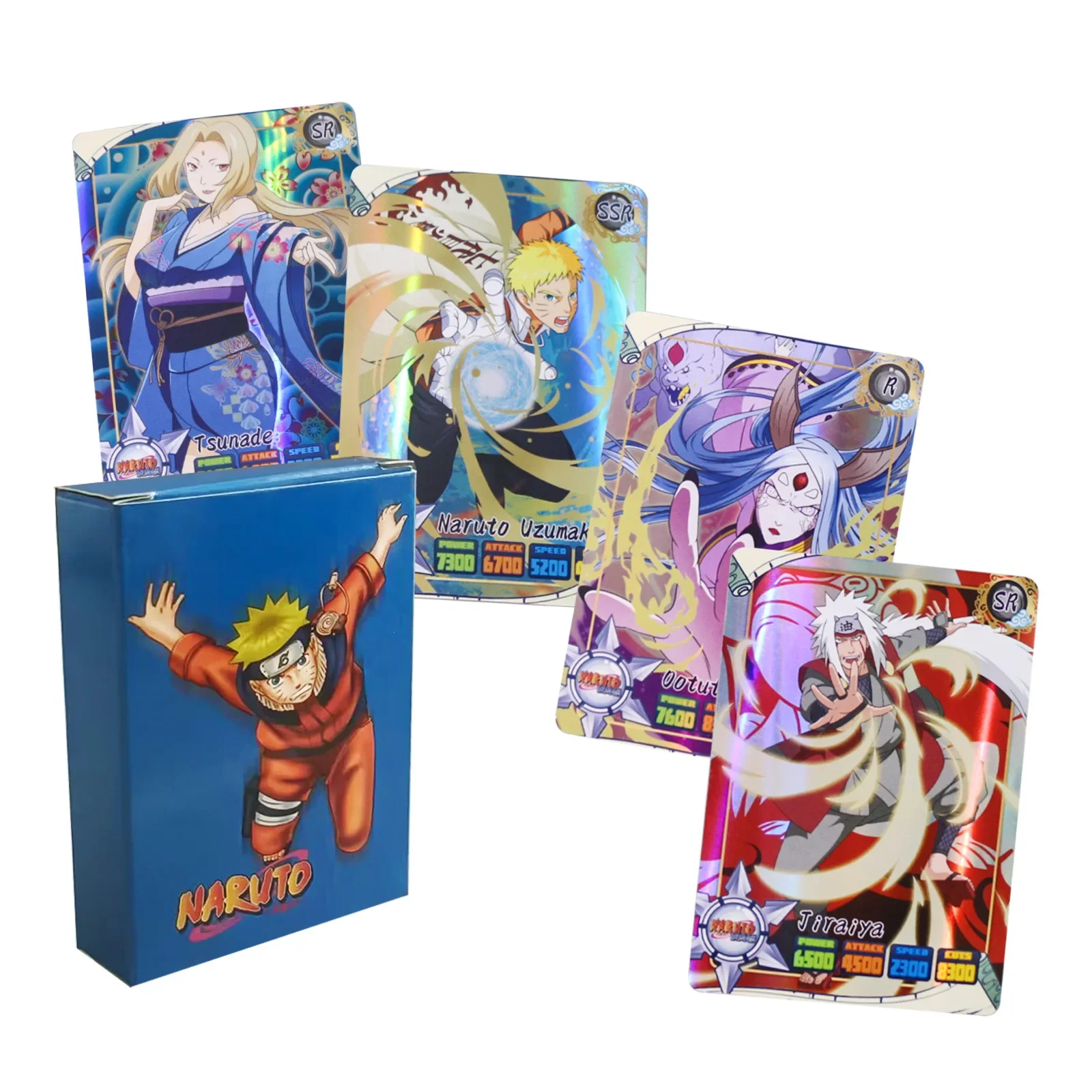 Board Game Naruto - การ์ดนารูโตะภาษาอังกฤษ 50 ชิ้น คาคาชิ อุซึมากิ นารูโตะ