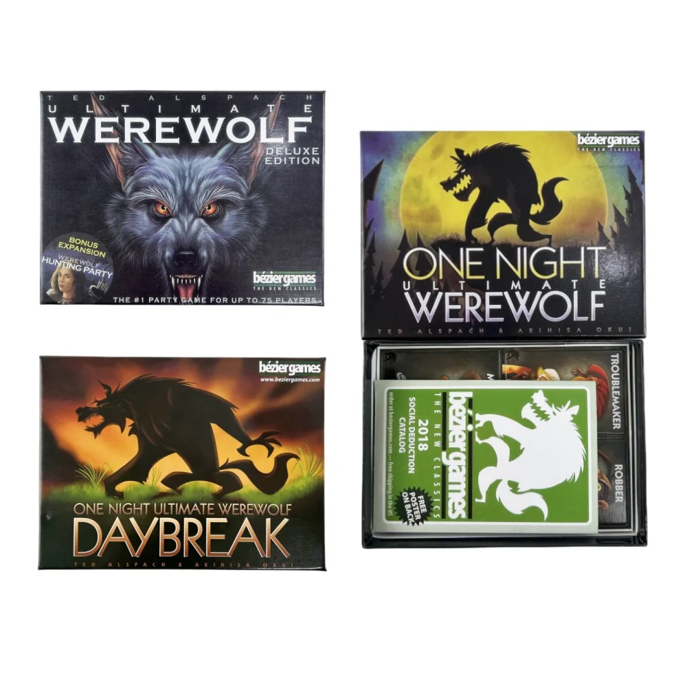 Board Game Villainous - การ์ดเกม One Night Ultimate Werewolf ชุดสะสม