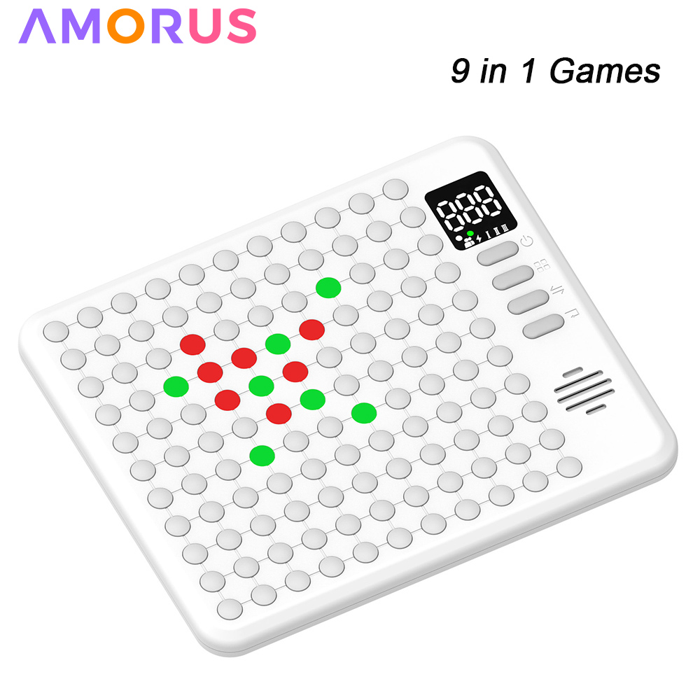 Board Game Zenith - 9 ใน 1 มัลติฟังก์ชั่สมาร์ทเกมกระดานหมากรุกอิเล็กทรอนิกส์แบ็คแกมมอน, Go, Tic-Tac-Toe,