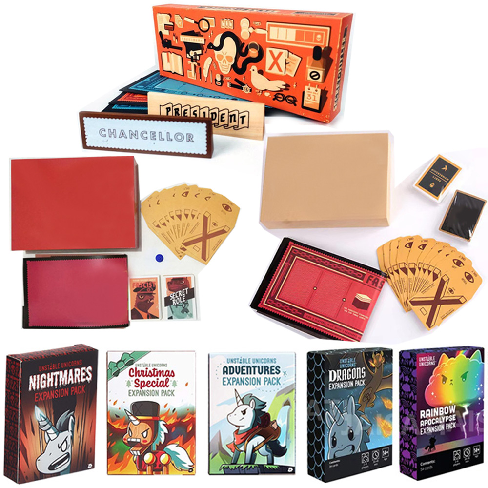 Board Game Hitler - เกมกระดาน เกมกลยุทธ์ เกมซีเคร็ตฮิตเลอร์ เกมไพ่ยูนิคอร์น เกมปาร์ตี้