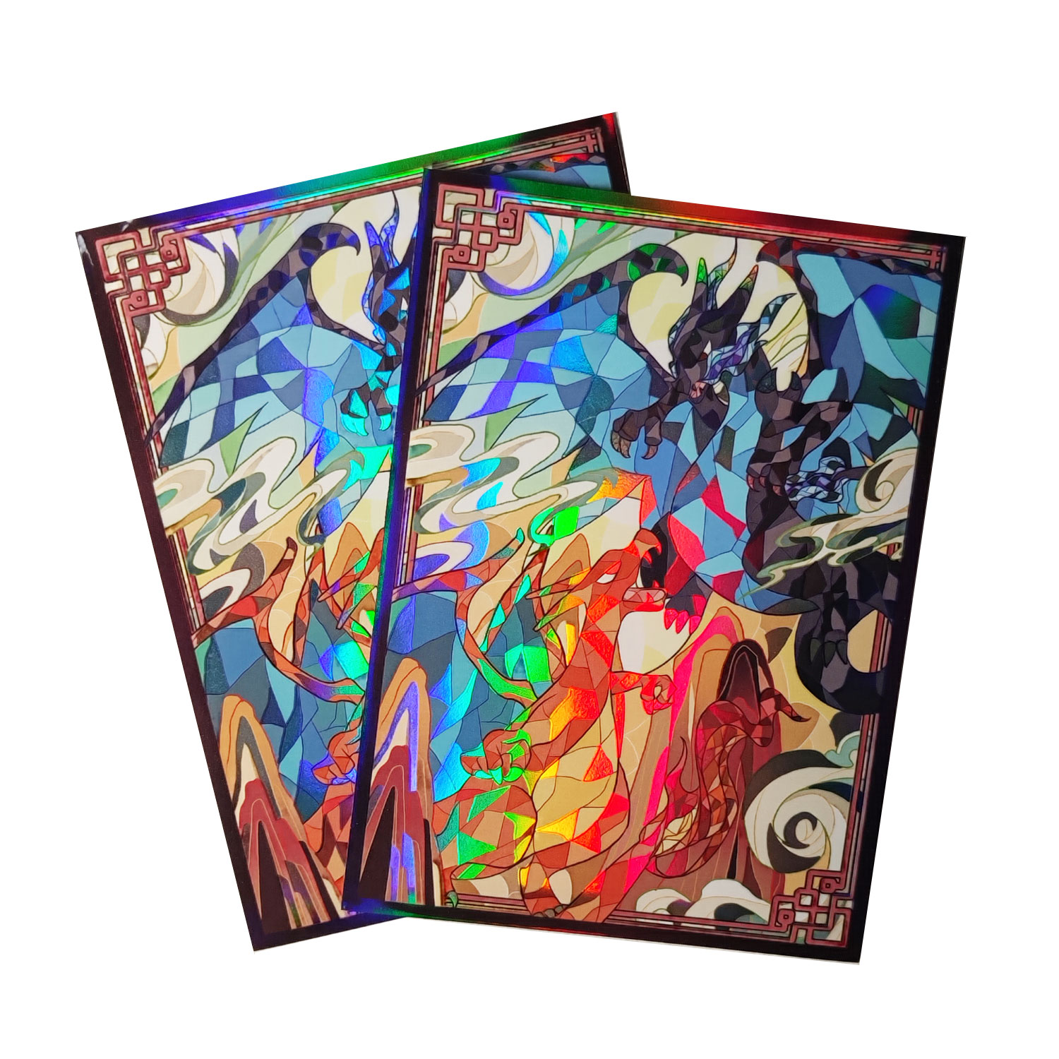 Board Game Illustrator - 60ct Holo การ์ด 66x91 มม.อะนิเมะ Protector