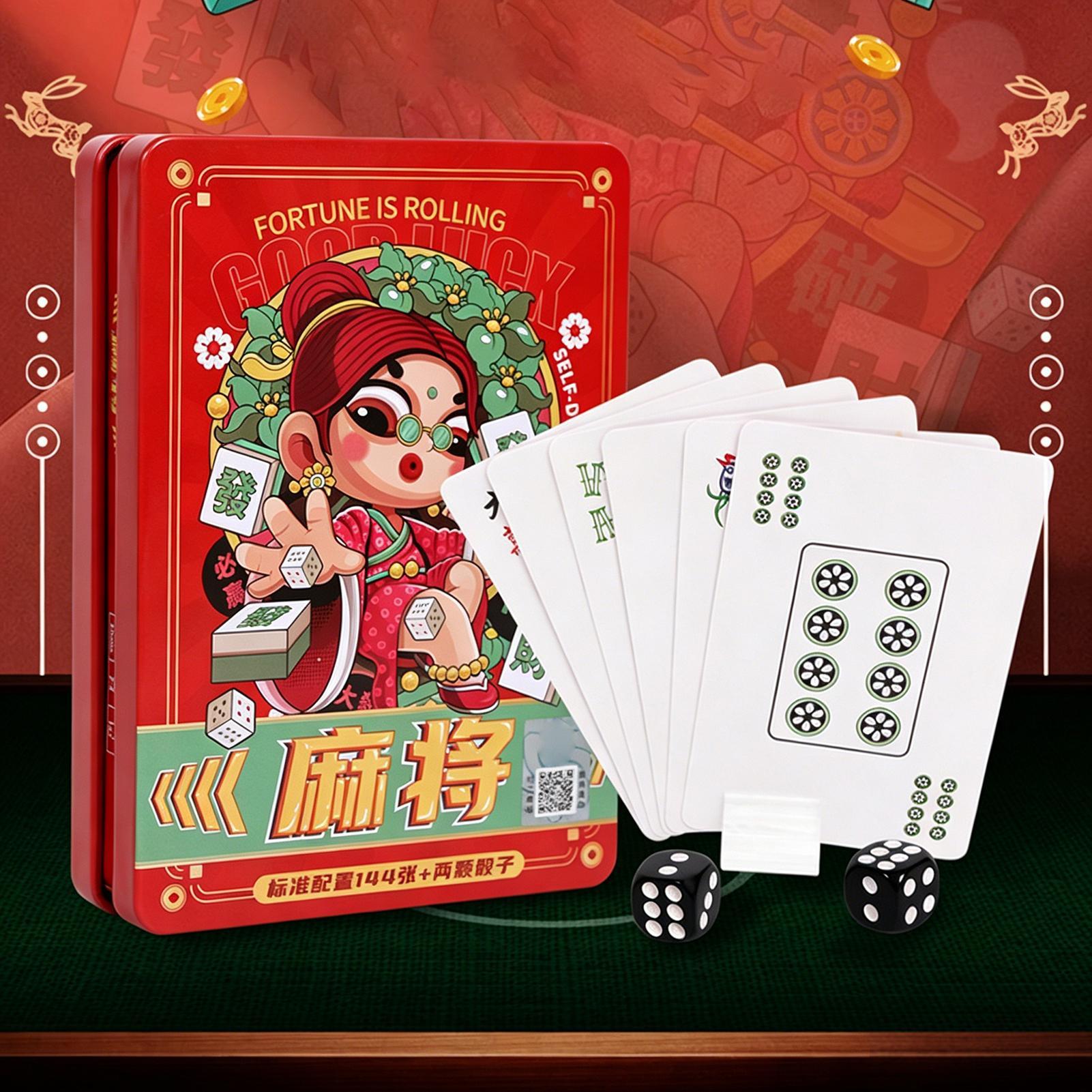 Card Game Deck - ไพ่มาจอง เกมครอบครัว ชุดไพ่ 144 ใบ สำหรับงานปาร์ตี้ที่บ้าน