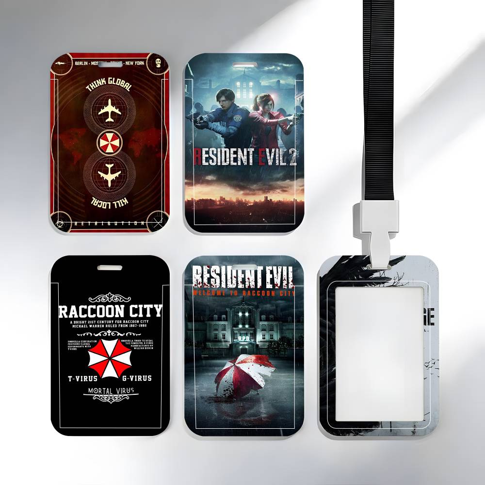 Board Game Resident Evil - สายคล้องคอ Resident Evil สำหรับใส่บัตรนักเรียน บัตรประจำตัว บัตรเข้าออก