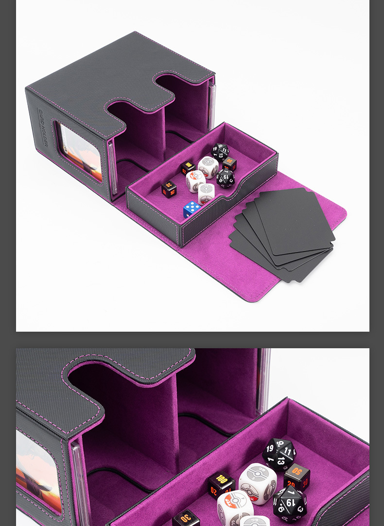 กล่องใส่การ์ด ความจุขนาดใหญ่ ใ - Card Game Deck บทวิจารณ์และราคา