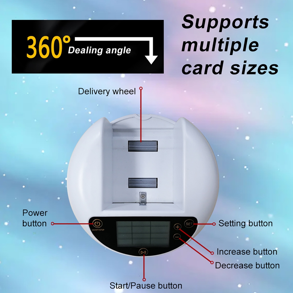 เครื่องแจกไพ่อัตโนมัติพร้อมหน้ - Card Game Deck บทวิจารณ์และราคา