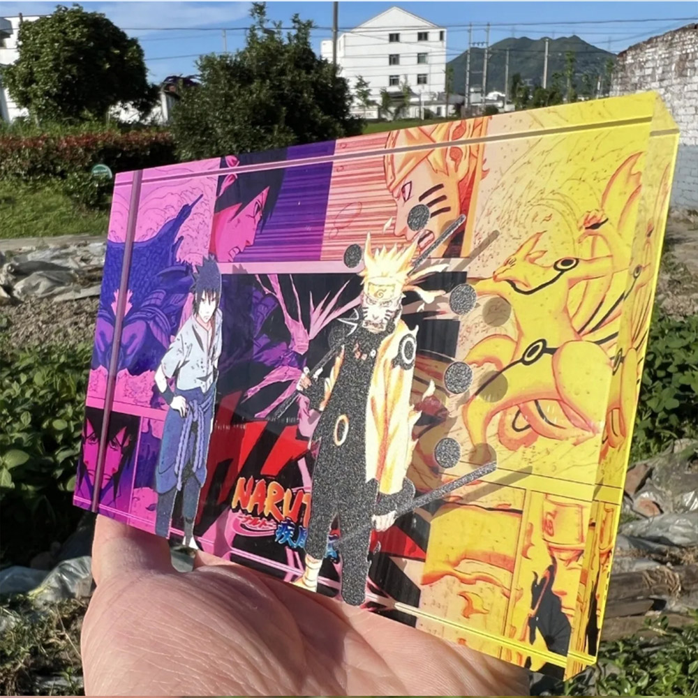 Naruto boy DIY การ์ดสะสมอิฐ Na - Board Game Naruto บทวิจารณ์และราคา
