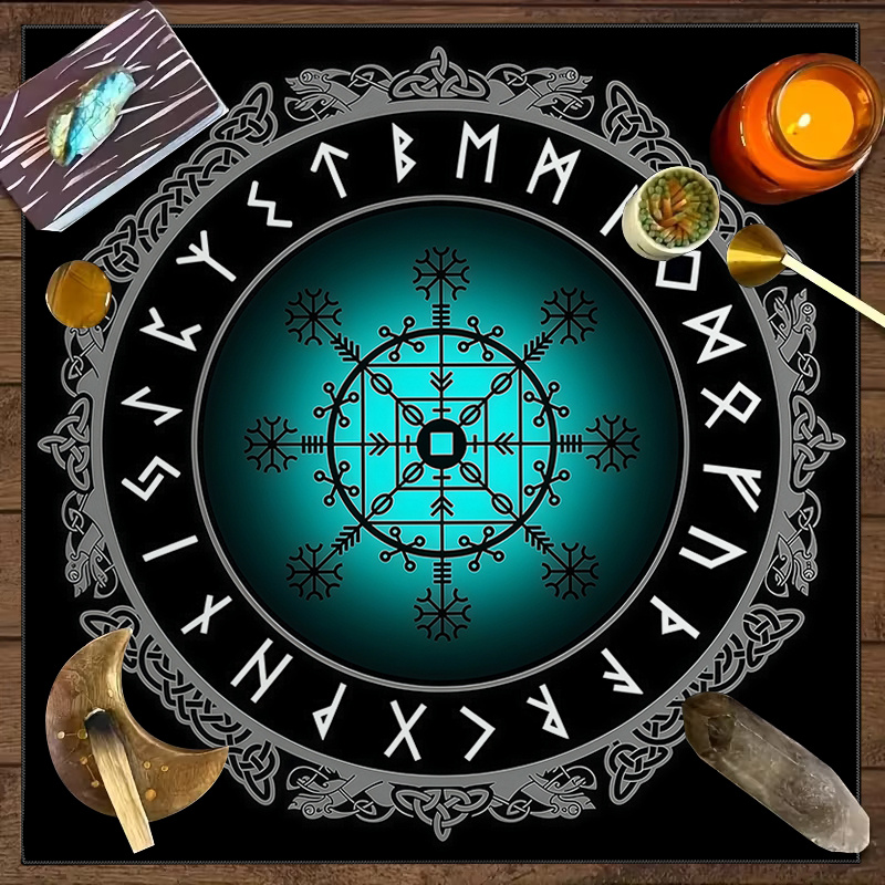 ผ้าปูโต๊ะไพ่ทาโรต์ลายเข็มทิศไว - Board Game Vikings บทวิจารณ์และราคา