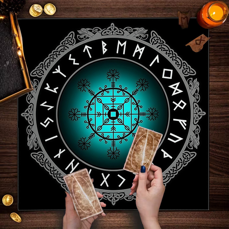 ผ้าปูโต๊ะไพ่ทาโรต์ลายเข็มทิศไว - Board Game Vikings บทวิจารณ์และราคา