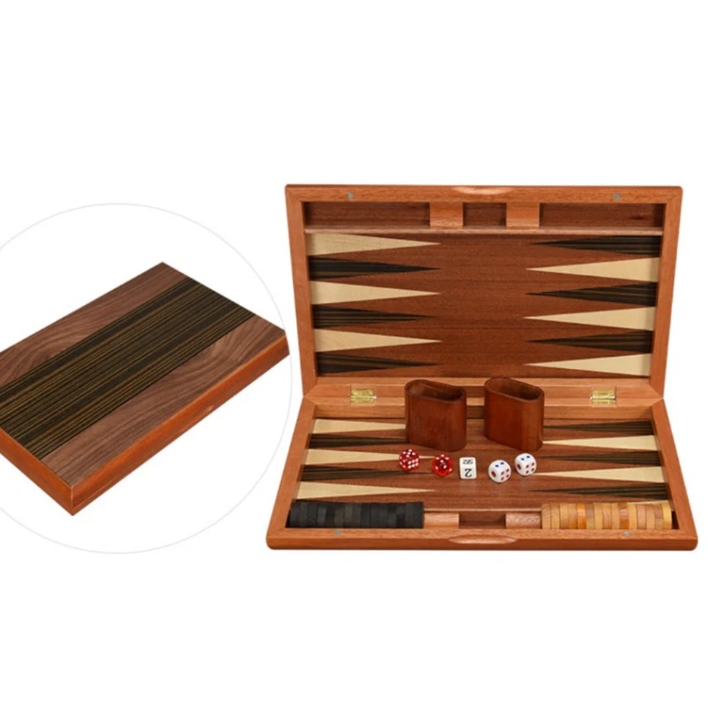 แบ็คแกมมอนไม้คุณภาพสูง พับเก็บ - Board Game Zenith บทวิจารณ์และราคา