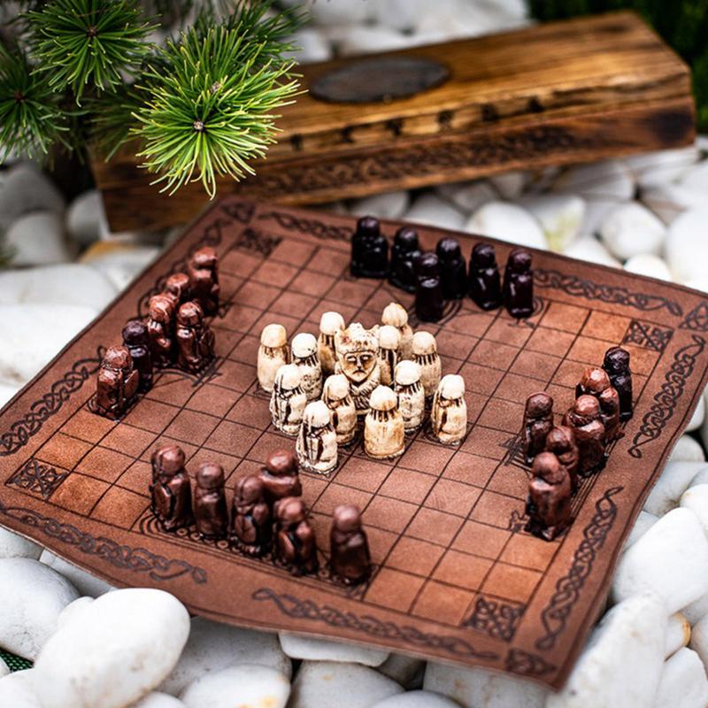 ชุดหมากรุกเกมไวกิ้งเกมกระดานกล - Board Game Vikings บทวิจารณ์และราคา