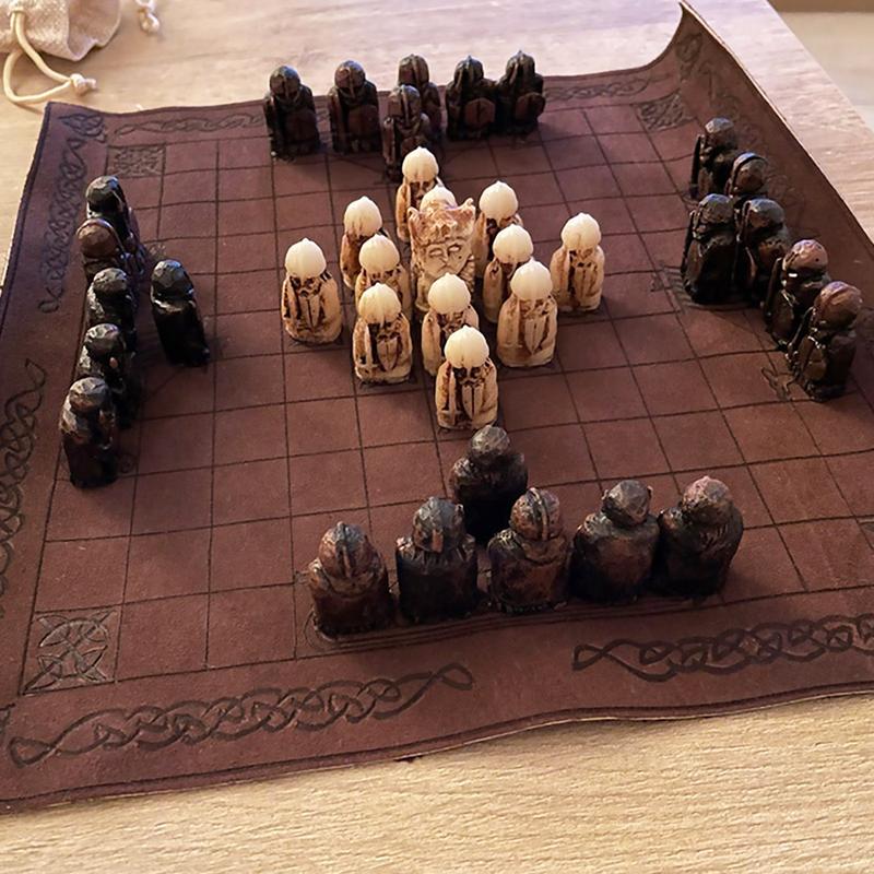 ชุดหมากรุกเกมไวกิ้งเกมกระดานกล - Board Game Vikings บทวิจารณ์และราคา