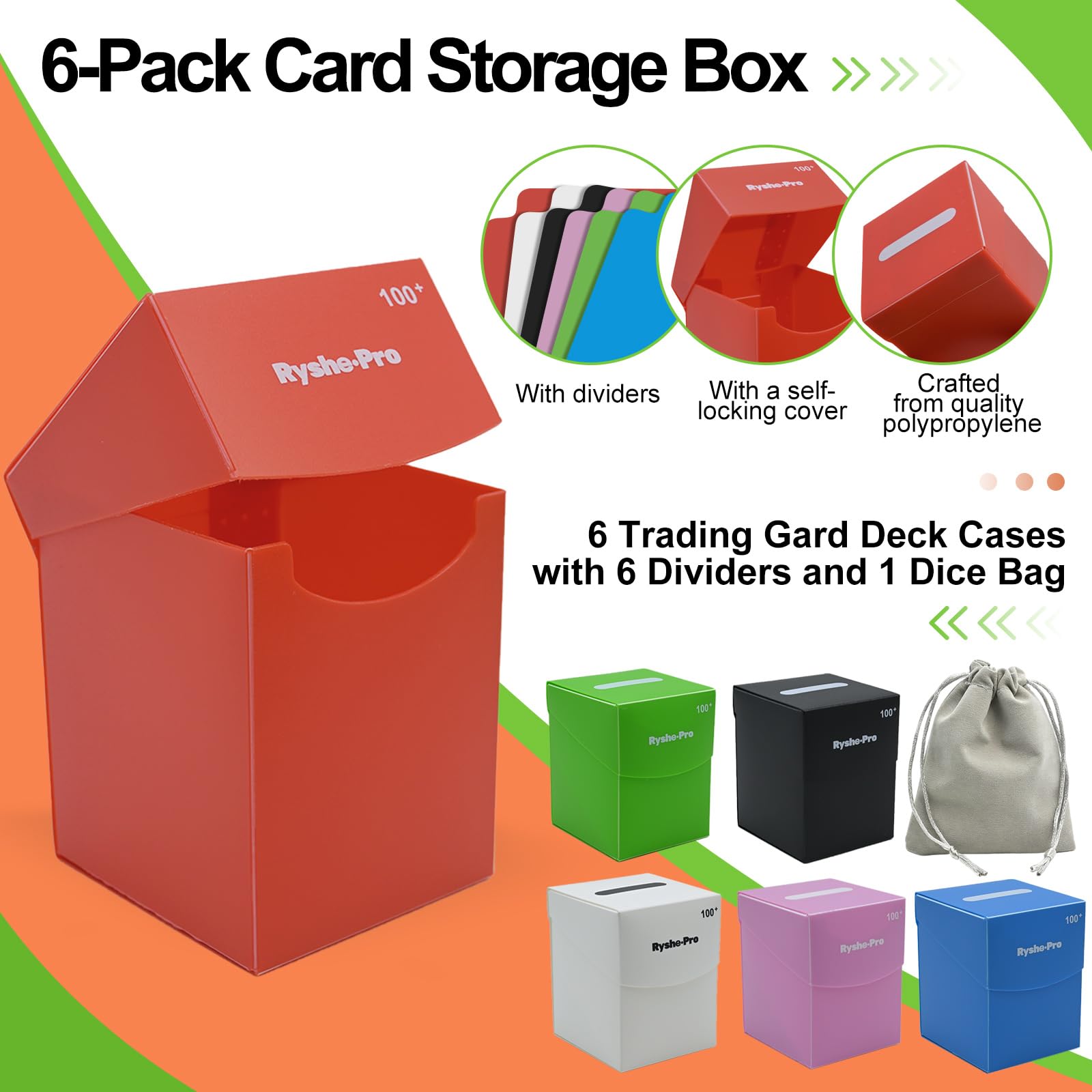 กล่องใส่การ์ด TCG สำหรับการ์ด  - Card Game Deck บทวิจารณ์และราคา