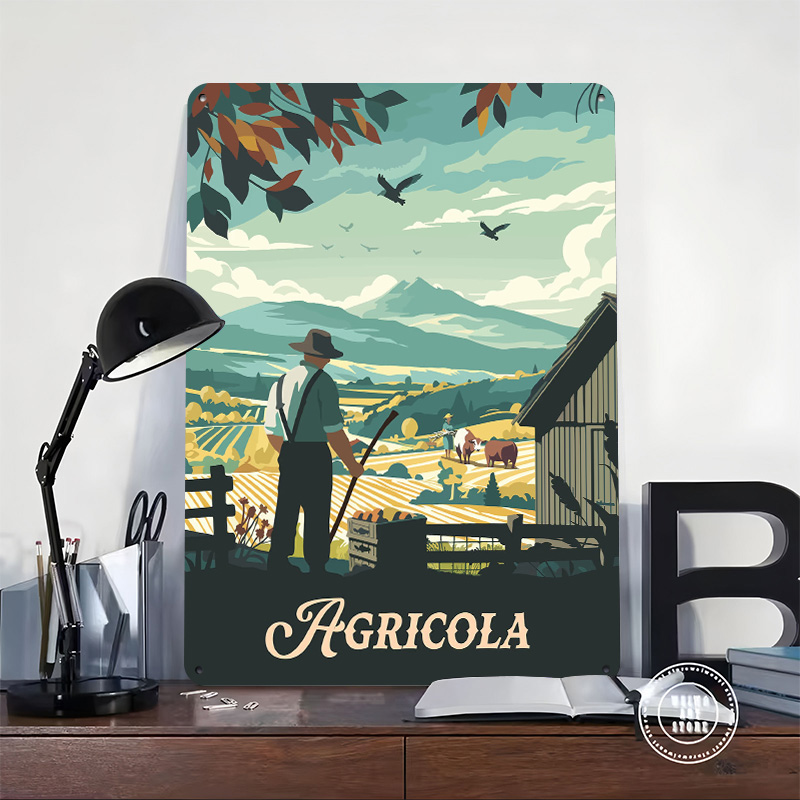 ภาพประกอบแนวเกม Agricola แบบ 3 - Board Game Illustrator บทวิจารณ์และราคา
