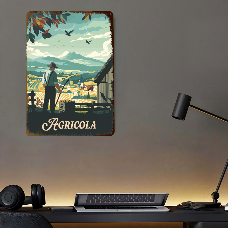 ภาพประกอบแนวเกม Agricola แบบ 3 - Board Game Illustrator บทวิจารณ์และราคา