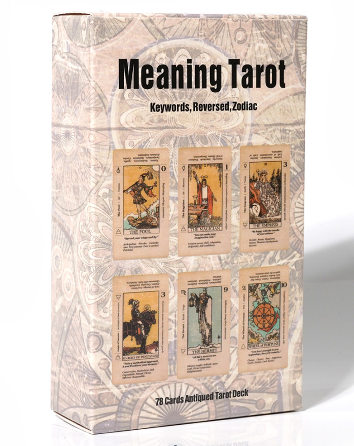 ใหม่!!! 10 รูปแบบไพ่ทาโรต์ผจญภ - Card Game Deck บทวิจารณ์และราคา