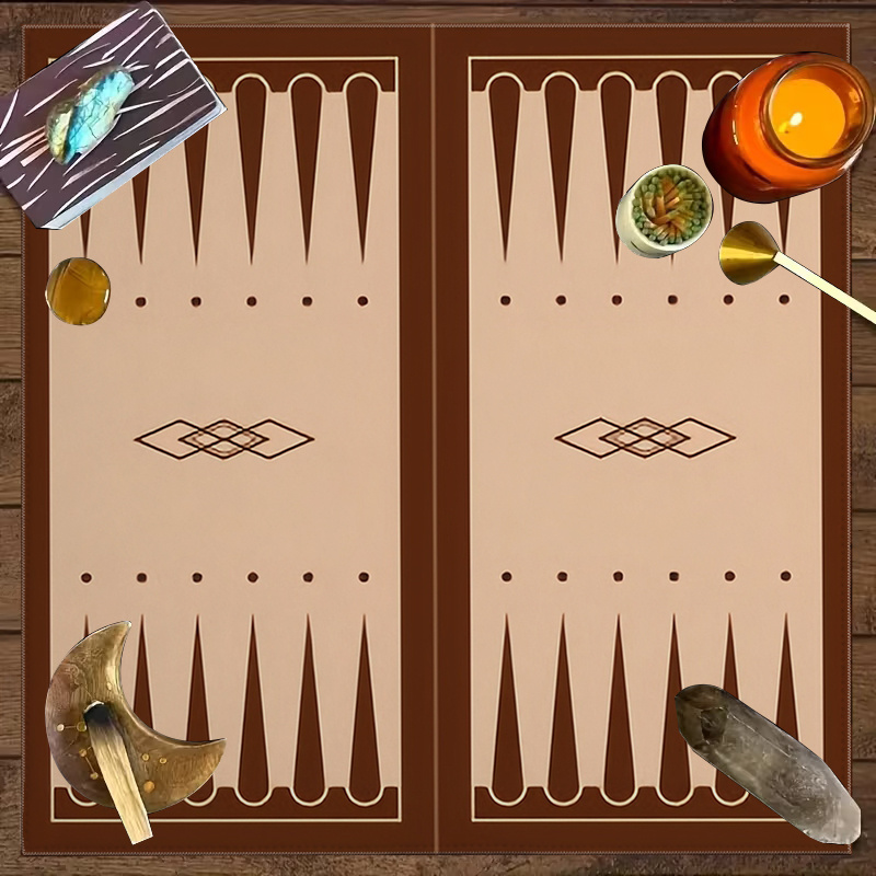 ผ้าปูโต๊ะไพ่ทาโรต์สีน้ำตาล 1 ผ - Board Game Zenith บทวิจารณ์และราคา