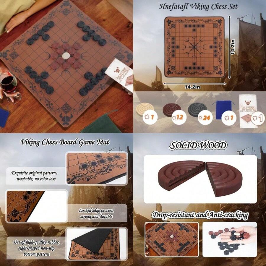 HNEFATAFL: เกมกระดานหมากรุกไวก - Board Game Vikings บทวิจารณ์และราคา