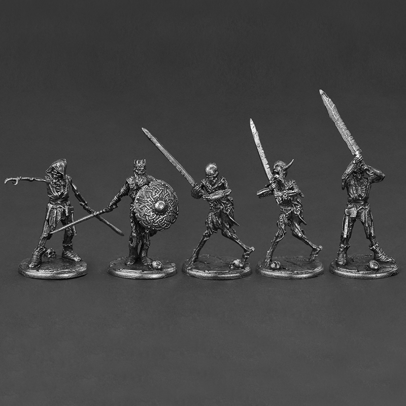 ทหารไวกิ้ง หัวกะโหลก โลหะ ทหาร - Board Game Vikings บทวิจารณ์และราคา