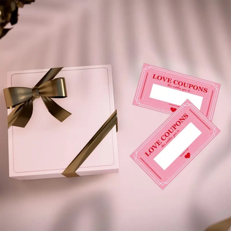 บัตรขูดโชคดีสีชมพู 30 ชิ้น เหม - Board Game For Couple บทวิจารณ์และราคา