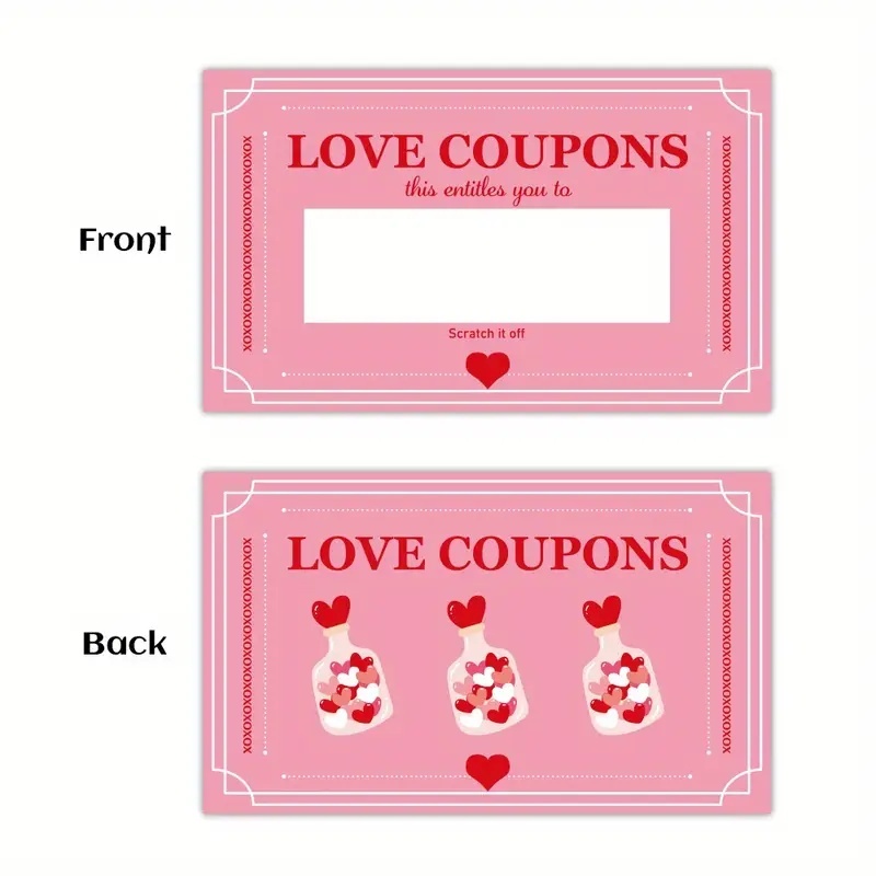 บัตรขูดโชคดีสีชมพู 30 ชิ้น เหม - Board Game For Couple บทวิจารณ์และราคา