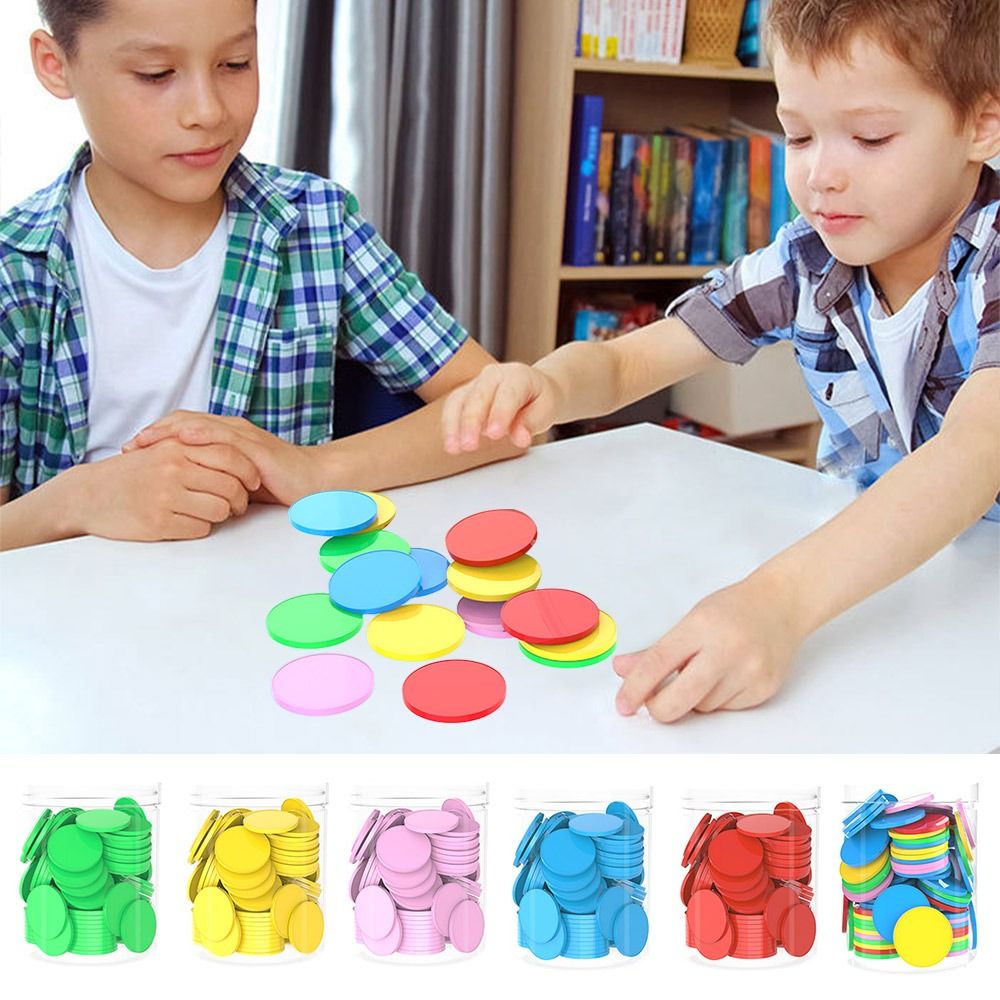 100 ชิ้น ชิปนับจำนวนพลาสติก สี - Board Game Zenith บทวิจารณ์และราคา