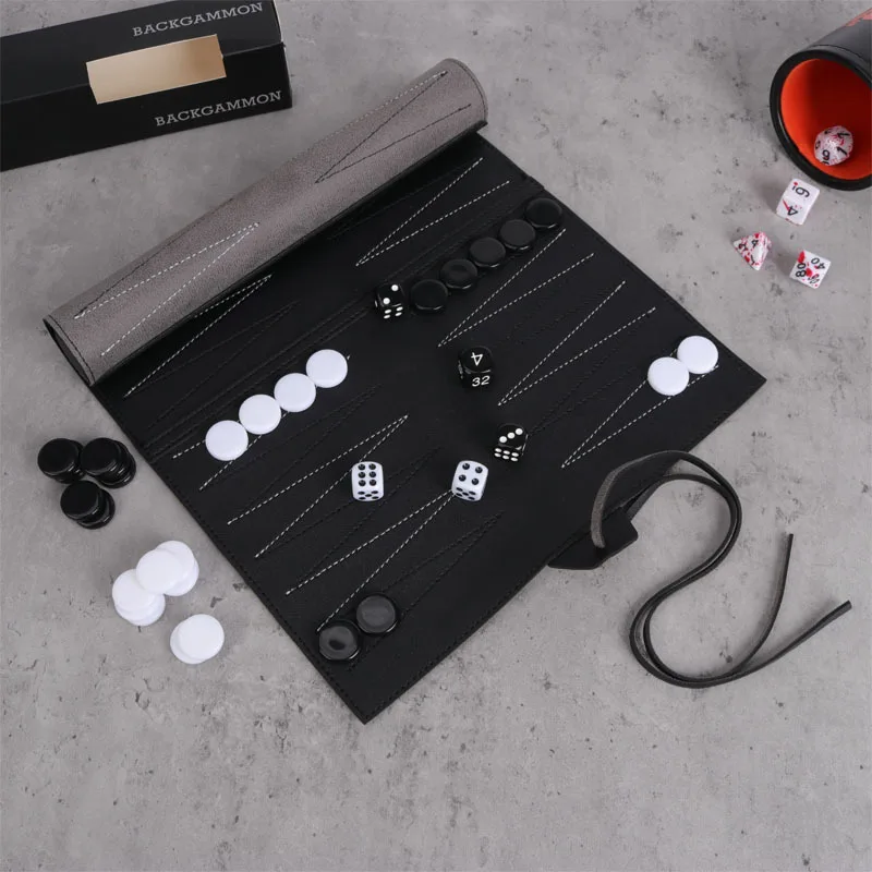 Roll Up ชุดแบ็คแกมมอนแบบพกพาเก - Board Game Zenith บทวิจารณ์และราคา