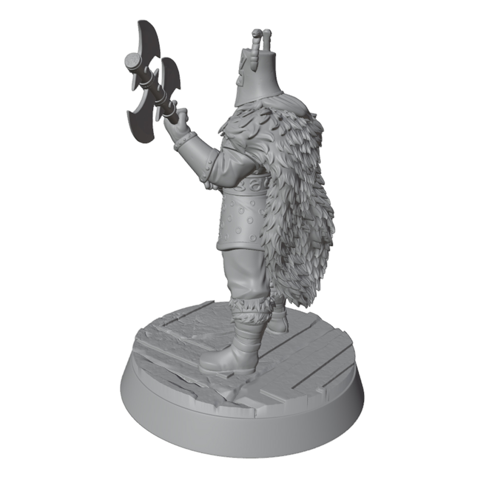 โมเดลนักรบถือขวานไวกิ้งนอร์ดิก - Board Game Vikings บทวิจารณ์และราคา
